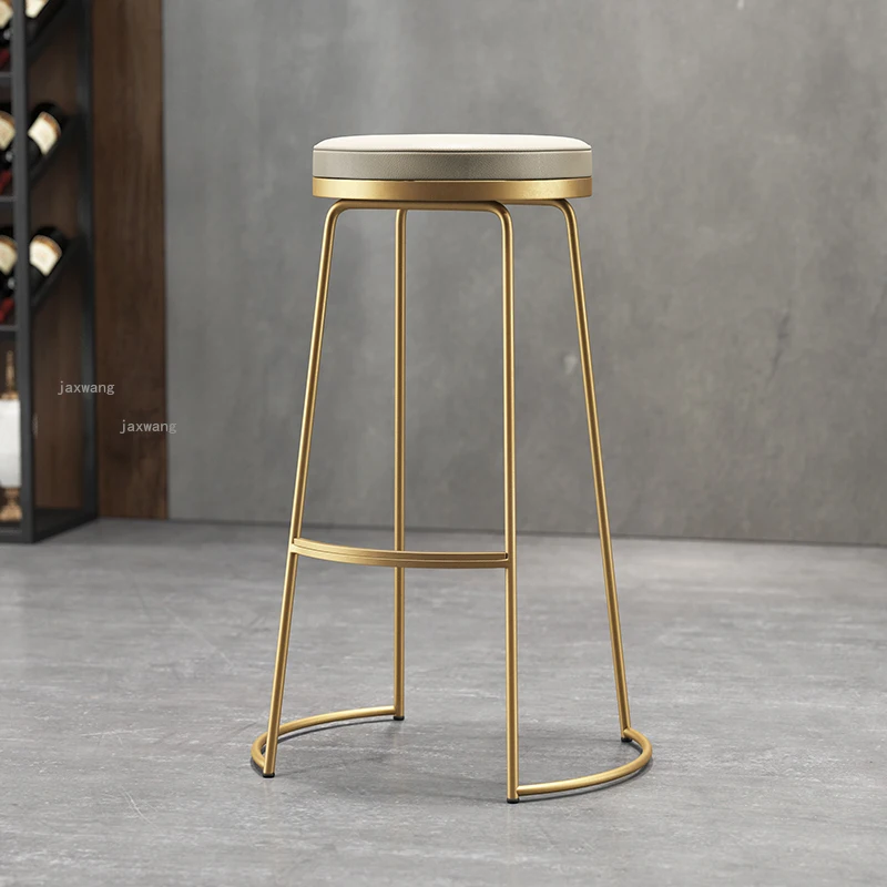 Nordic Simple Bar Stools Modern Creative Bar Chairs European High Stool American Fashion Stool Leisure High Chair Furniture