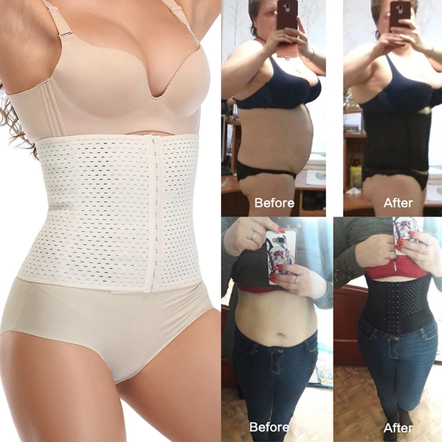 Waist Trainer for Women Weight Loss Nylon Shapewear Corset Cincher Slimming  Waist Trimmer Body Shaper GirdleTummy Control Faja - AliExpress