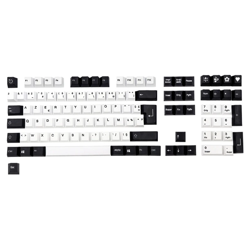 109 key French Cherry Theme Keycap PBT Standard Dye Sublimation Process Profile for Mx Switches Gk61 64 68 96 108 |