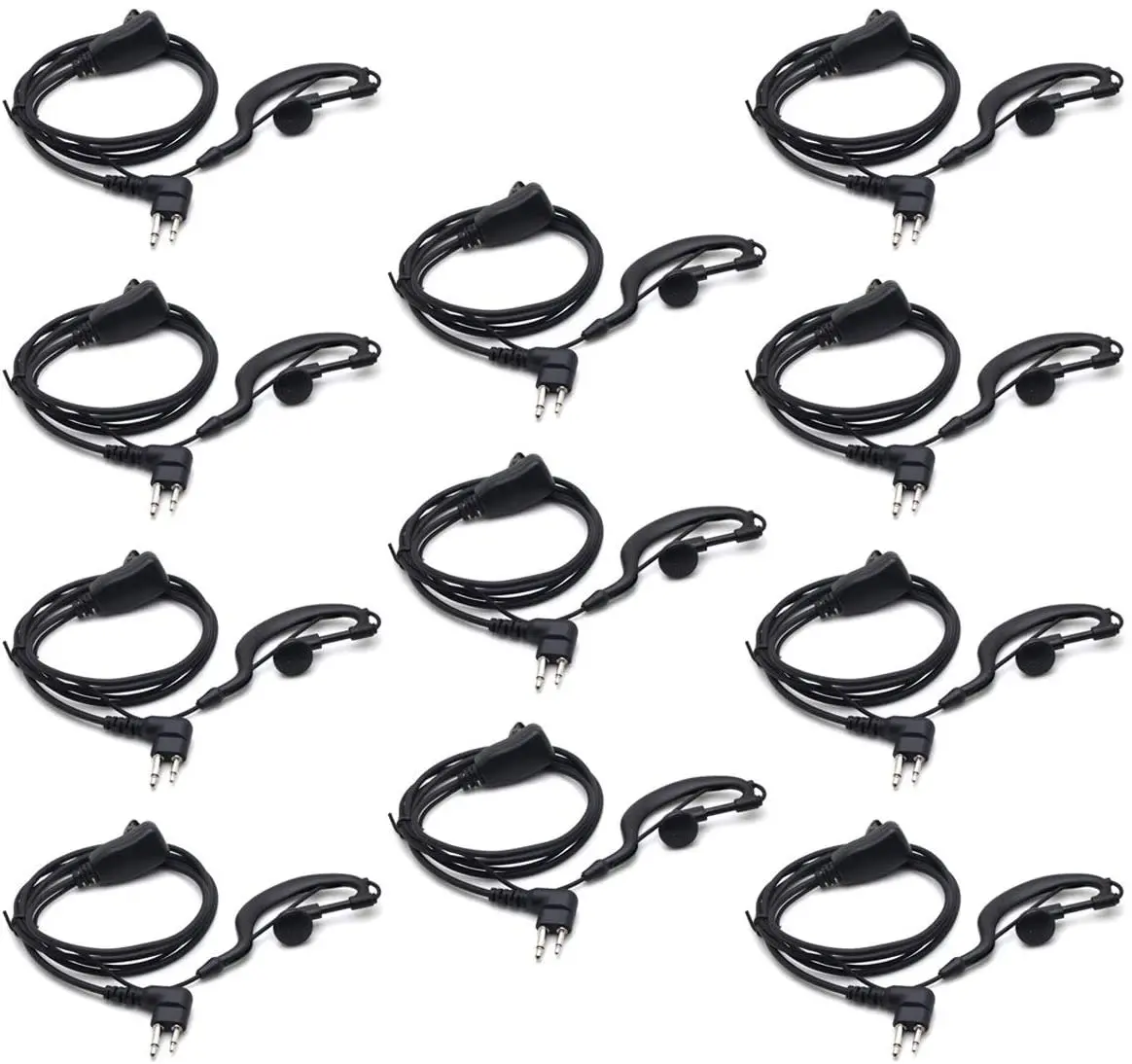 

Radioman Police Earpiece Headset with PTT Mic for Motorola CP200 CLS1110 CLS1413 CLS1450 CP040 GP300 CP200D DTR620 Walkie Talkie