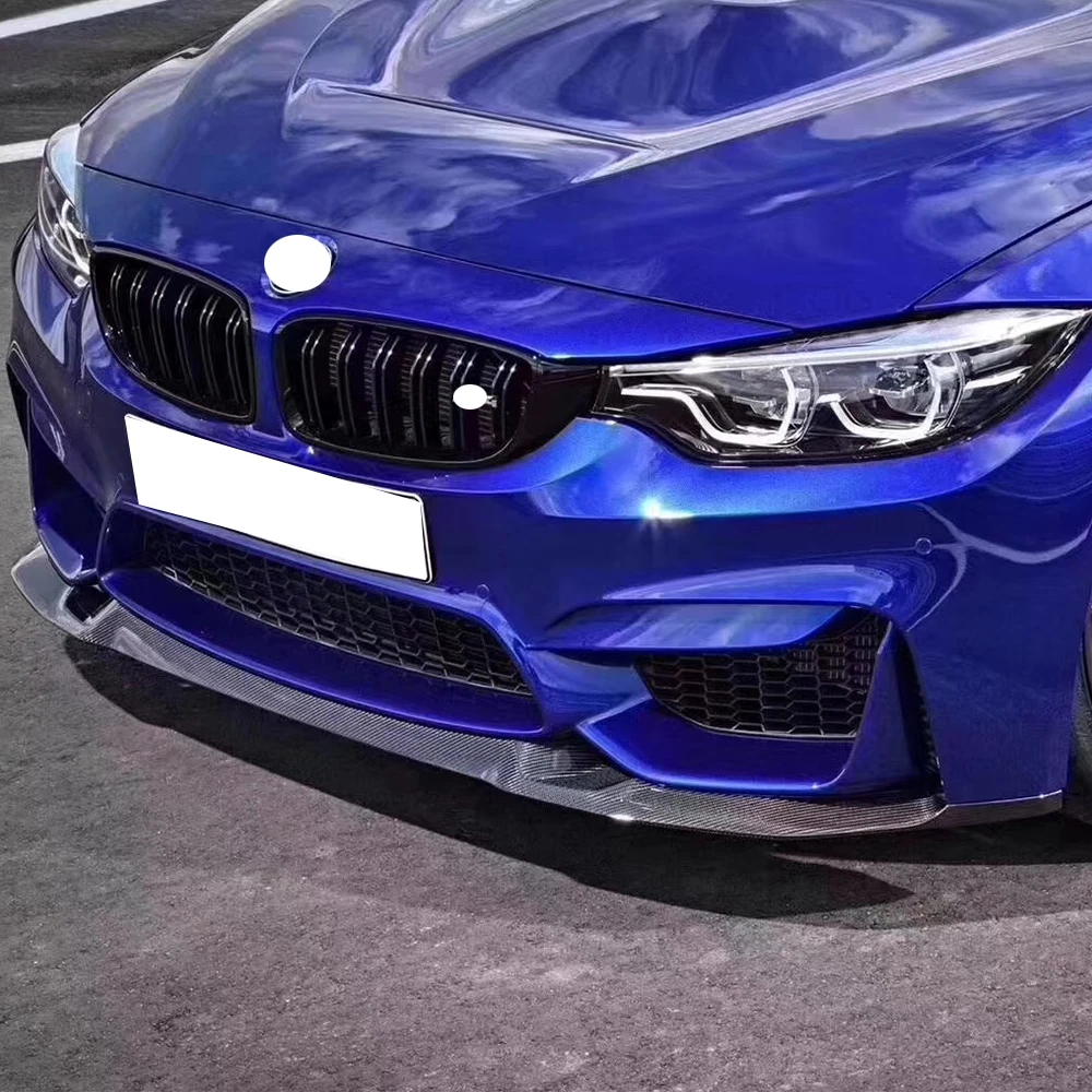 F80 F82 F83 CS Стайлинг углеродное волокно передний бампер для BMW M3 M4 2012 2018 авто гонки