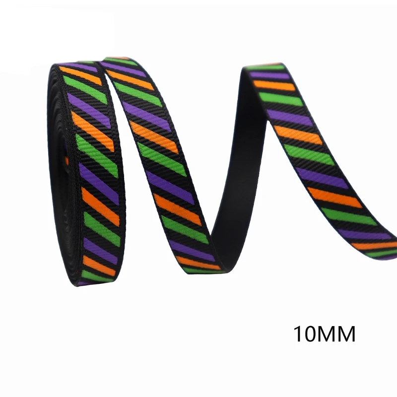 

Halloween Holiday Ribbon Printed Grosgrain Ribbons Assorted Decorations