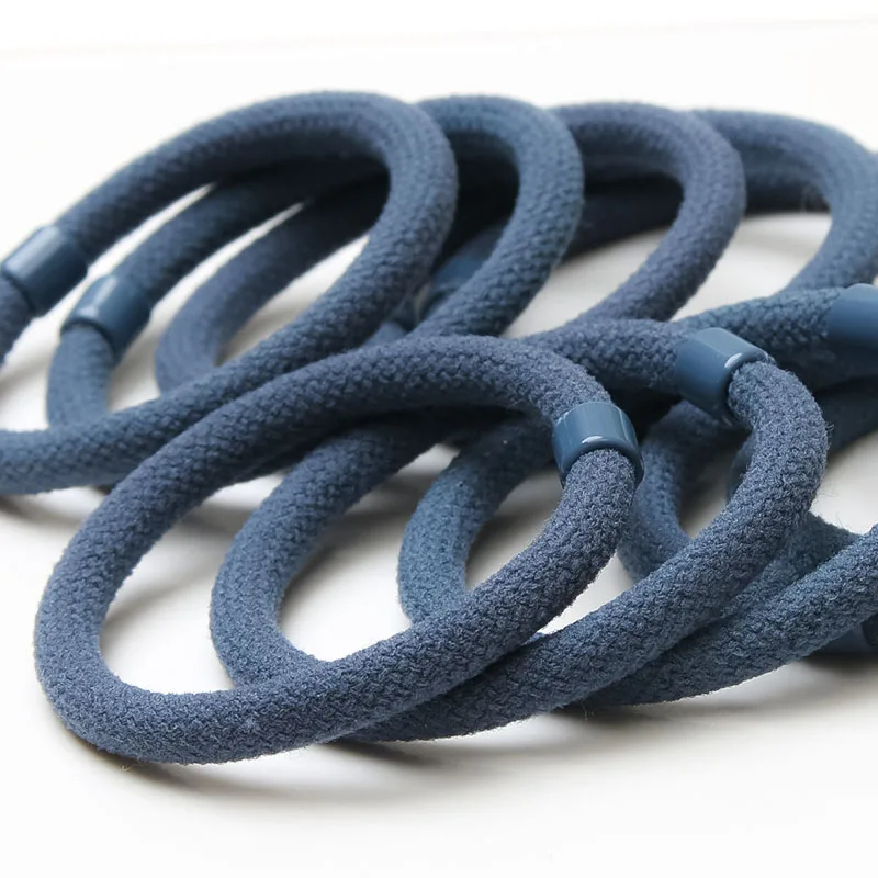 10 высокоэластичных резинок для волос Женская резинка зажим конского хвоста