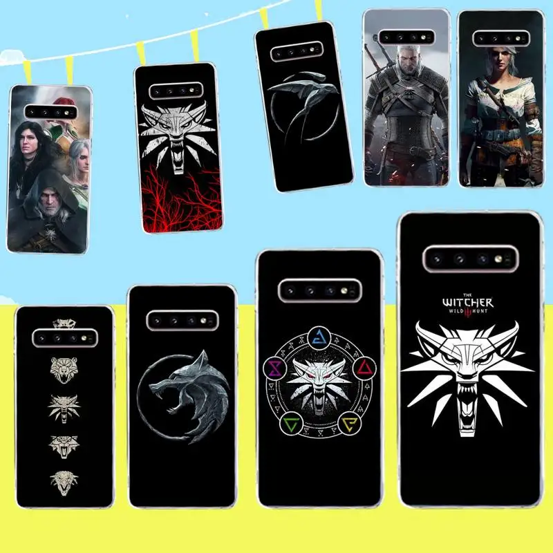 

PENGHUWAN Wizard 3 Wild Hunt Game Phone Case for Samsung S9 plus S5 S6 S7 edge S8 S10 plus