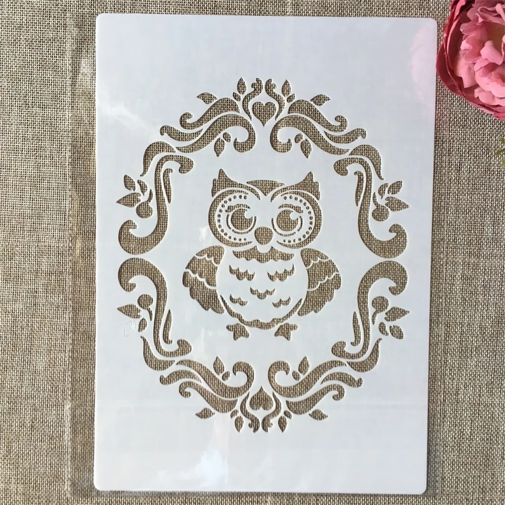 Simple Owl Stencils