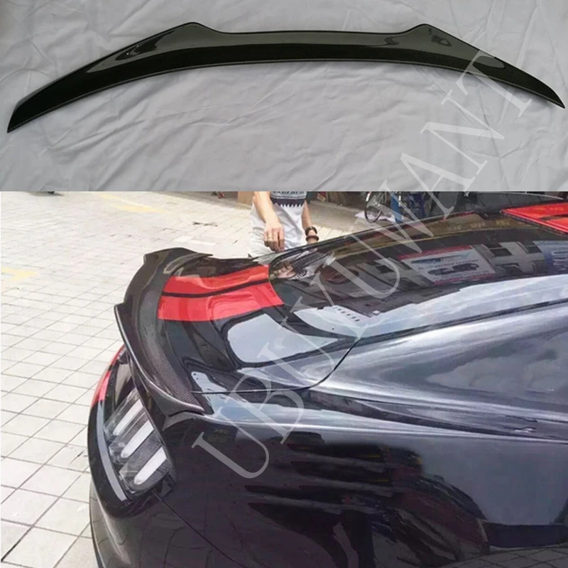 

UBUYUWANT Car Styling High Quality Carbon Fiber Exterior Rear Spoiler Tail Trunk Boot Wing Decoration FOR Ford Mustang 2015-2018