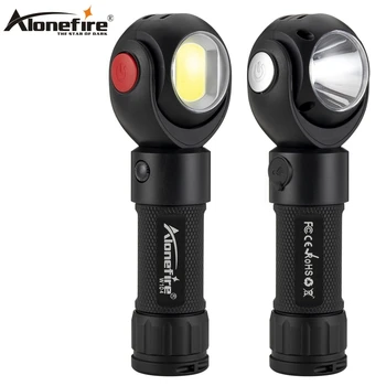 

AloneFire W104 LED Work Light Micro USB Rechargeable Flashlight COB LED torch Magnetic Base Lighting Inspection Lamp Travel Hike