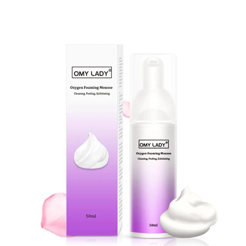 

Exfoliating Cleansing Mousse Foam Face Cleanser Moisturizing Oil Control Shrink Pores Deep Cleansing Remove Blackhead Cleanser