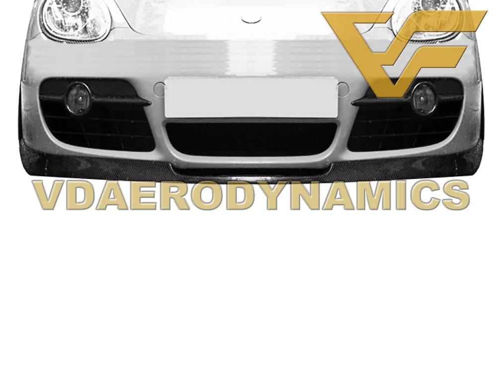 Подходит для 05-08 987 Porsche Cayman Boxster VAD-V из углеродного волокна передний губной разветвитель BumperBody Kit-2 стиля на выбор