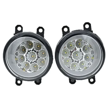 

2pcs/set Car-Styling For Toyota Corolla 2014 2015 2016 9-Pieces Leds Chips LED Fog Head Lamp H11 12V Fog Lights