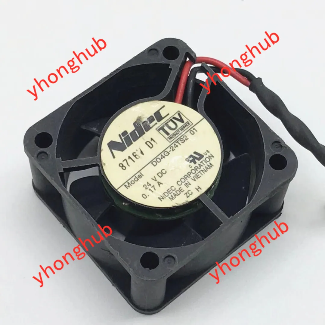 

Вентилятор охлаждения сервера Nidec D04G-24TS2 03 DC 24V 0.17A 40x40x20 мм
