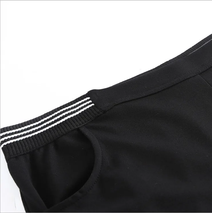 10XL плюс размер женские брюки новое поступление с высокой талией, в полоску Лоскутные эластичные брюки элегантная офисная одежда узкие брюки HJ791