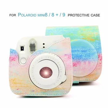 

PU Carrying Bag Storage Case Protective Cover Camera Supplies For Fujifilm Instax Mini 8 8+ 9 Instant Film Camera