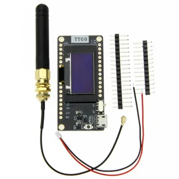 

TTGO LORA32 V2.0 433/868/915Mhz ESP32 LoRa OLED 0.96 Inch SD Card Display Bluetooth WIFI ESP32 Module With Antenna