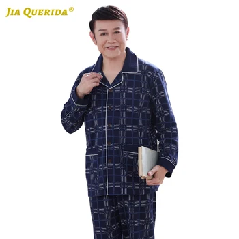 

New Front Pocket Pajamas Set Homesuit Homeclothes Fahsion Style Casual Style Long Sleeve Long Pants Sleepwear Turn Down Collar