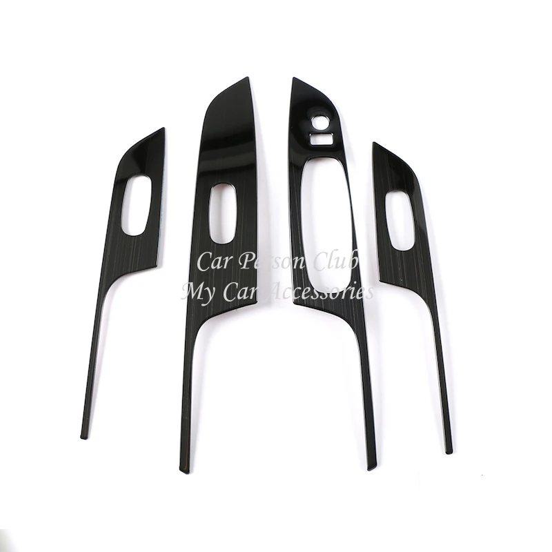 Stainless Inner Armrest Switch Panel Cover Window Glass Lift Button Trim For Nissan Navara NP300 2017-2020 Car Accessories | Автомобили и