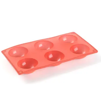 

6/8/15 Hole Hemispherical Cake Mould Donut Baking Pan Mould Decoration Kitchen Tools Continuous Semi-circular Household Products