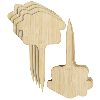 

50 Pcs Bamboo Plant Seed Label Vegetable Garden Mark Nursery Garden Plant Insert