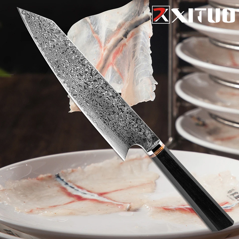 XITUO Damascus Knife Set Kitchen Knife Damascus Steel VG10 Chef Knife –  Triple AAA Fashion Collection