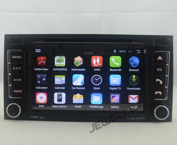 Четырехъядерный Android 9,0 автомобильный DVD gps Радио Навигация для 2002-2010 VW Touareg с 4G/Wifi, DVR OBD 1080P