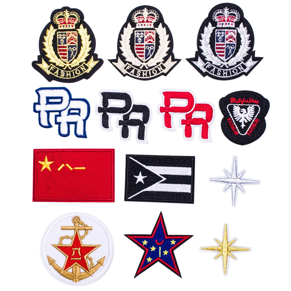 Embroidered Cloth With Computer Logo School Uniform iron on patches Badge Company | Дом и сад