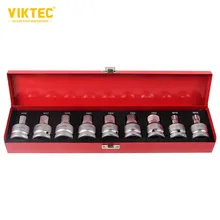 

Viktec 9pc 3/4 inch Drive Hex and Spline Bit Set Wrench Adapter