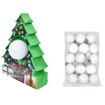 

DIY Christmas Tree Rotate Drawing Ball Set Electric Painting Machine Christmas Decoration Kids Electric Toys for Children Gift