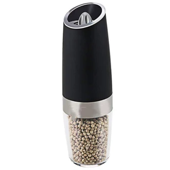 

Electric Gravity Sensor Pepper Ceramic Grinder Automatic Pepper Grinder Salt Milling Machine Shaker with LED Light