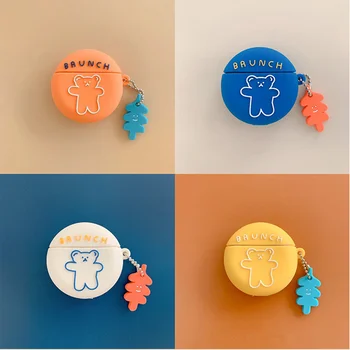 

silicone case for Huawei freebuds 3 case Cute bear earphone accessories protective cover for Huawei freebuds 3 case cover