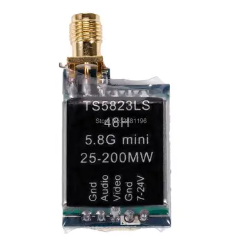 

1pcs TS5823L 5.8G 200mW 40CH Mini Wireless AV Audio Transmitter Module
