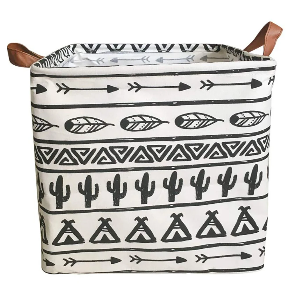 Waterproof Cube Storage Basket with Handles