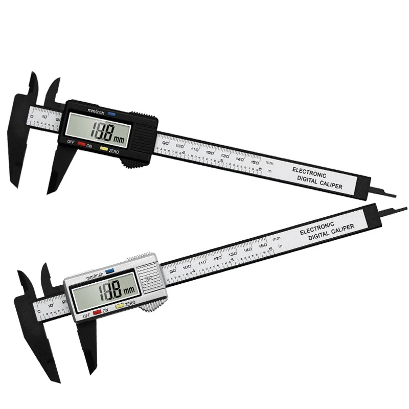 

150MM Digital Electronic Vernier Caliper Battery Tattoo Eyebrow Ruler Measuring LCD Microblading Micrometer Measurement Means