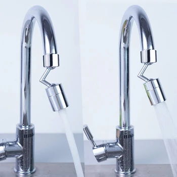 

Rotating Universal Splash Filter Faucet Dual-Purpose Water-Saving Faucet Suitable for 22mm-24mm Diameter Faucet