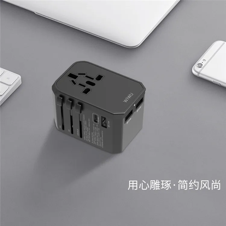 WiWU UA-304 Fast Charge 45W Universal Travel Charger Adapter description image 3