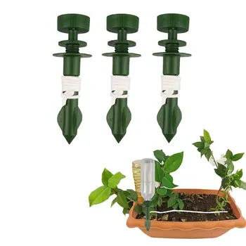 

Plant Self Watering Spikes Adjustable Stakes System Vacation Plant Waterer 3Pcs #2S27