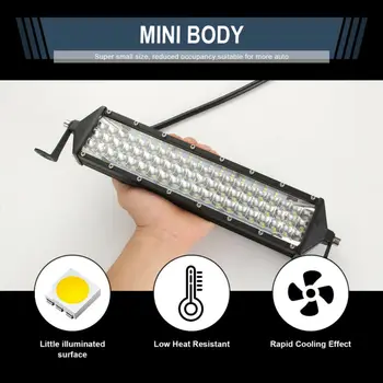 

Flood beam Working Light 6000K Shockproof 12inch 400W 88-LED Bar Fog Lamp