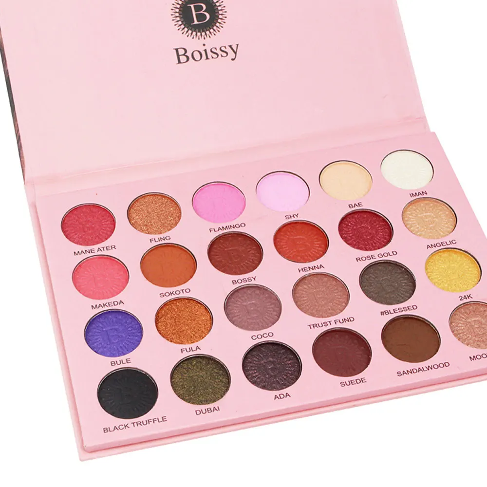 24-Colors Natural Pro Nude Shimmer Matte Eyeshadow Eye Shadow Palette Set