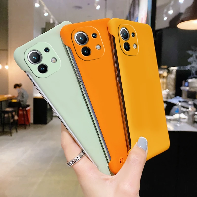 Ultra Thin Frameless PC Phone Case Cover For Xiaomi Mi 11 12 10T Lite Redmi Note 9 9s 10 4G 10S 8 Pro Max 9T Poco F3 5G _voghion.com