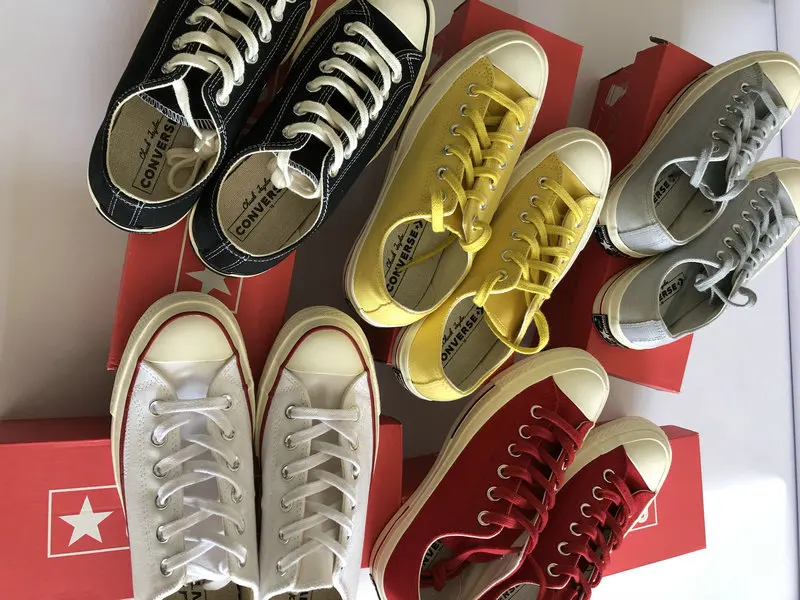 Оригинальные 1970S конверсы All Star унисекс обувь для скейтбординга Высокая модная износостойкая удобная прочная обувь на шнуровке