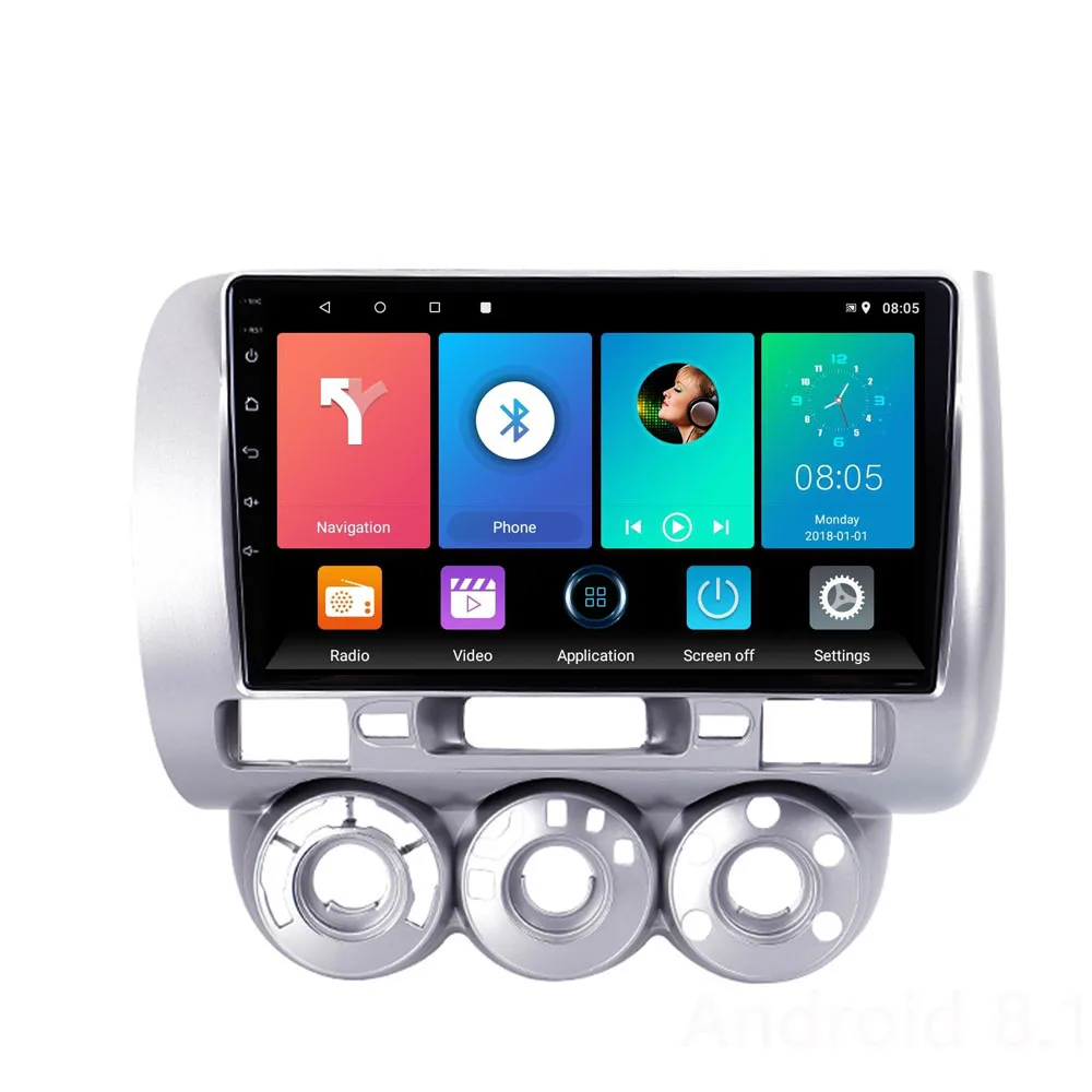 For HONDA JAZZ City 2004 2005 2006 2007 2 din Android 8.1 Car Radio Multimedia Video Player BT WIFI GPS Navigation | Автомобили и