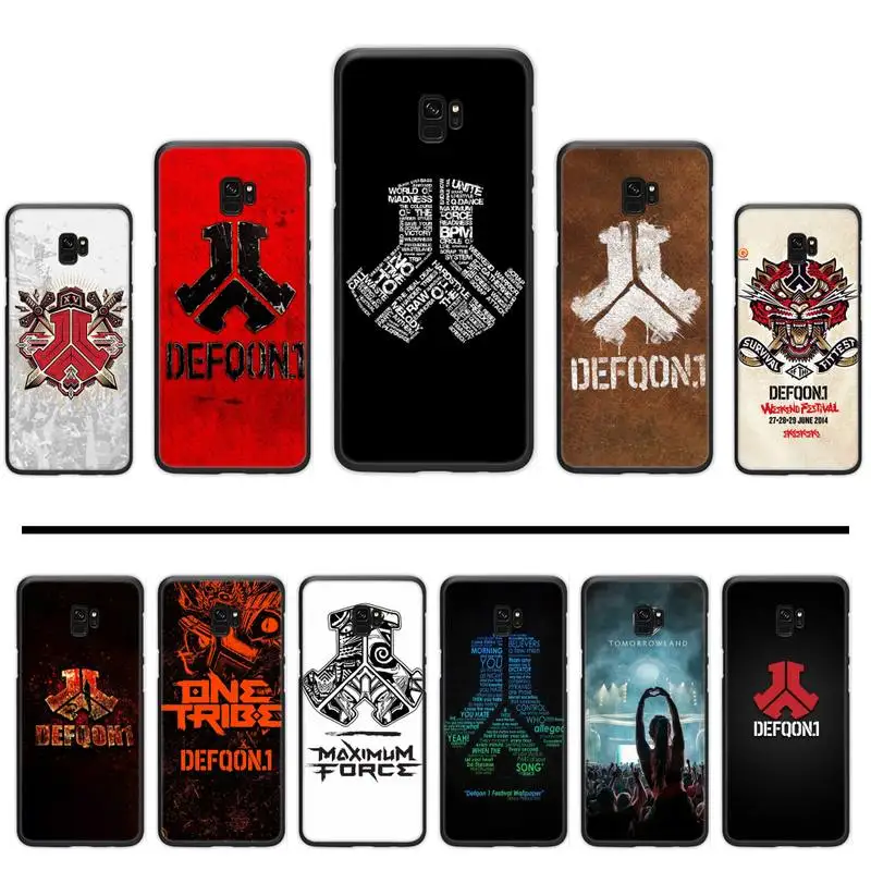 Defqon 1 logo DIY Роскошный чехол для телефона Samsung S6 S7 edge S8 S9 S10 e plus A10 A50 A70 note8 J7 2017 |