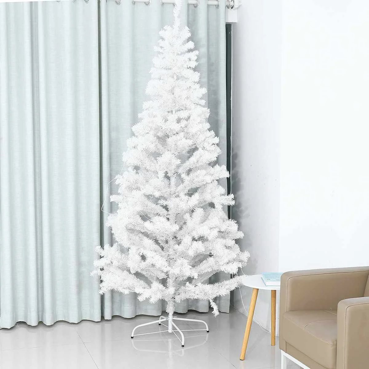 White Christmas Big Screen 2022 Sing A Long 7.5Ft Artificial Christmas Trees Indoor Christmas Tree Decoration Pine White  Pvc Reusable Xmas Trees 2022 New Year Decor Navidad|Trees| - Aliexpress