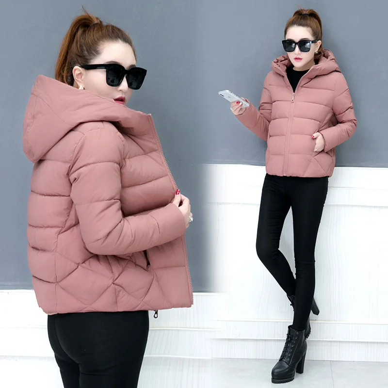 

Winter Short Small Cotton-Padded Jacket Loose-Fit Cotton-padded Clothes Women's 2018 Winter New Style WOMEN'S Dress Women's Thic