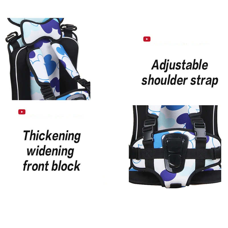 AAG 0-12Y Safety Baby Chair Seat Adjustable Child Dinning Chairs Seat Cushion Pad Mat Kids Stroller Seats Baby Chair Carrier
