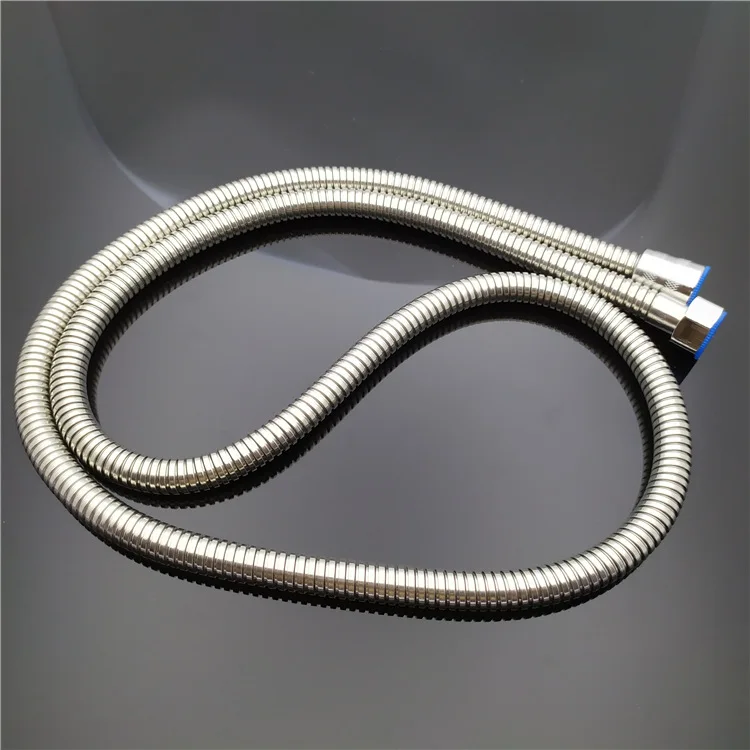

Shower Faucet Top Spray Hose Explosion-Proof Twill Color Encryption Tube Bathroom Shower Nozzle Flexible Metal Tubing 1.5m
