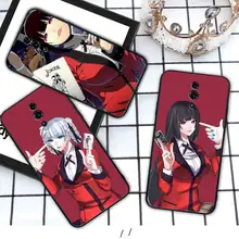 Kakegurui Jabami Yumeko Silicone phone cover case for OPPO A5 A9 2020 A7X reno 2 ace 3 pro realme 3 5 PRO funda