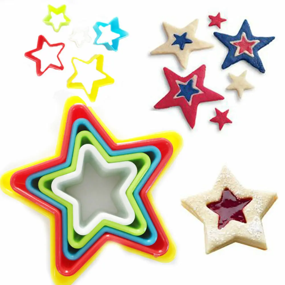 

1 Set Fondant Biscuit Cake Cookie Maker Mold Mould Edge Cutter Cookie Maker Mold