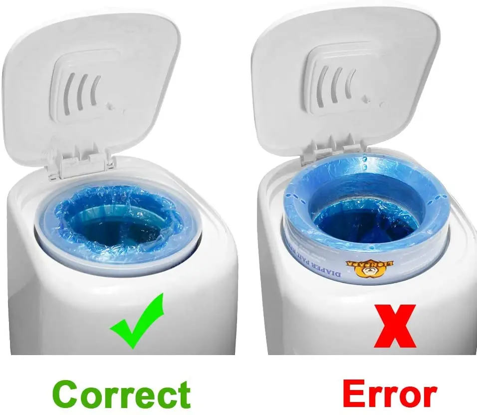 Sacs poubelle,Cartouches de couches Genie et Munchkin, sacs poubelle