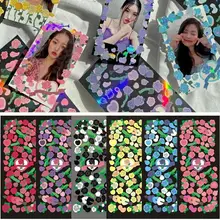 

Korean Personalized Flower Rose Stickers Beautiful Material Stationery Phone Card Idol Shiny Mobile Decorative Sticker DIY I2J8