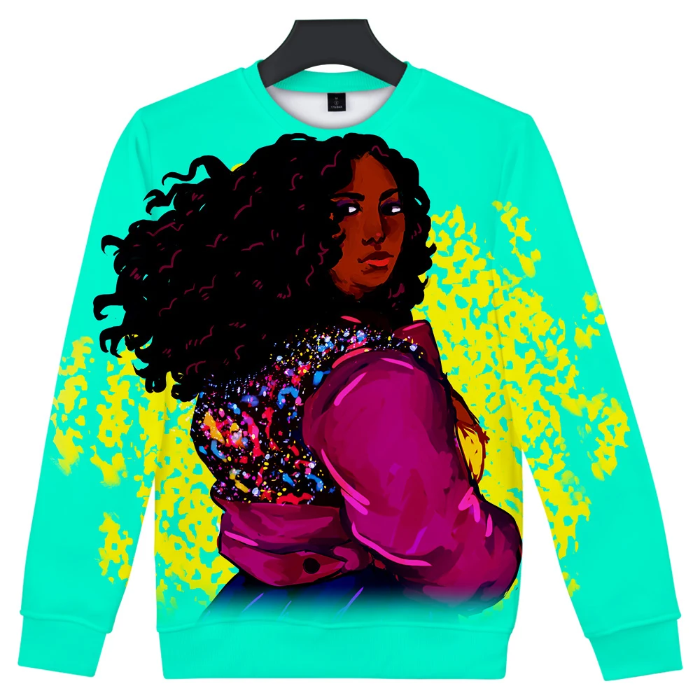 hot sale  men hoodies 2019 New  Raper Lizzo back 3d Printed  o-neck hoodies